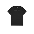 Black front flat lay