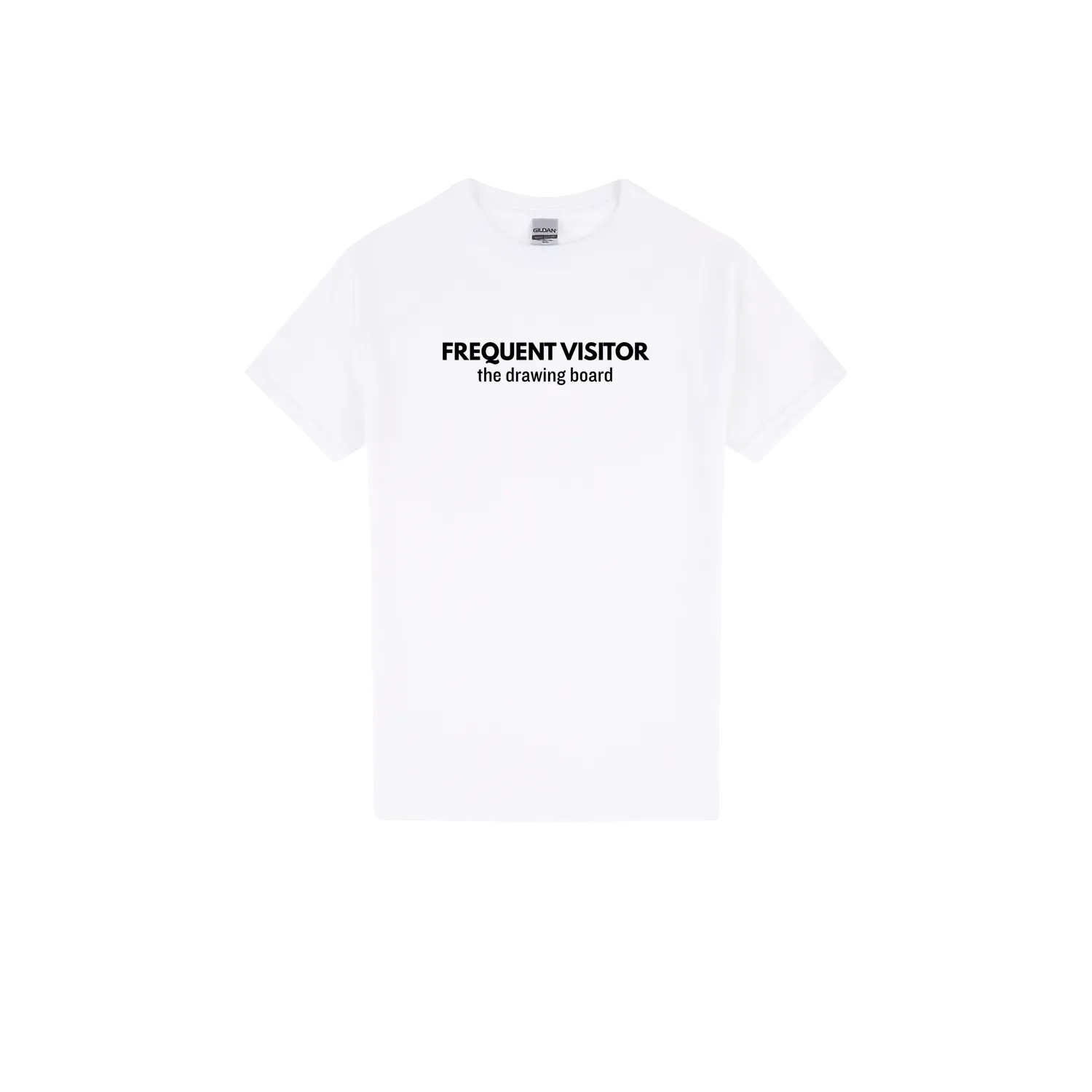 White front flat lay