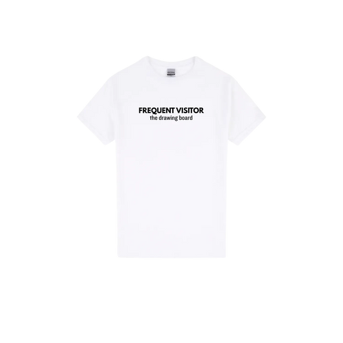 White front flat lay