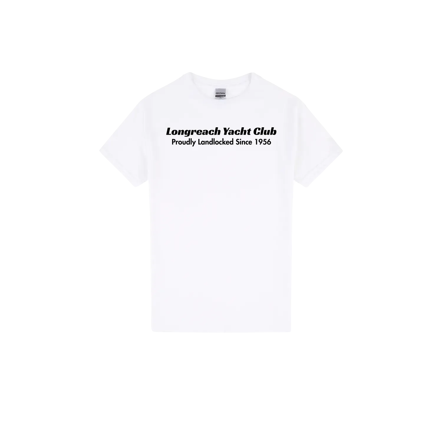 White front flat lay