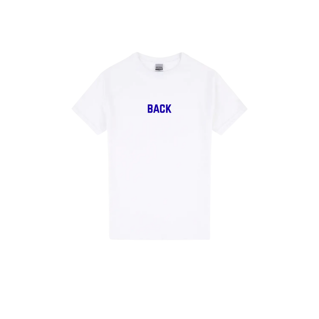 White front flat lay