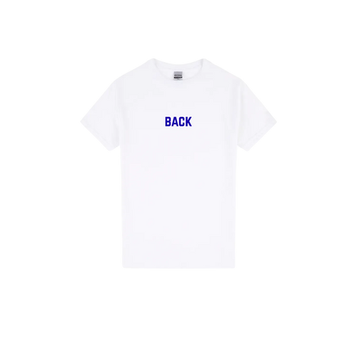 White front flat lay