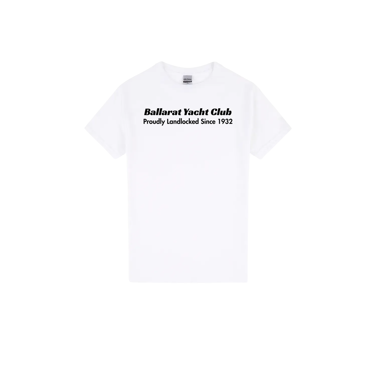 White front flat lay