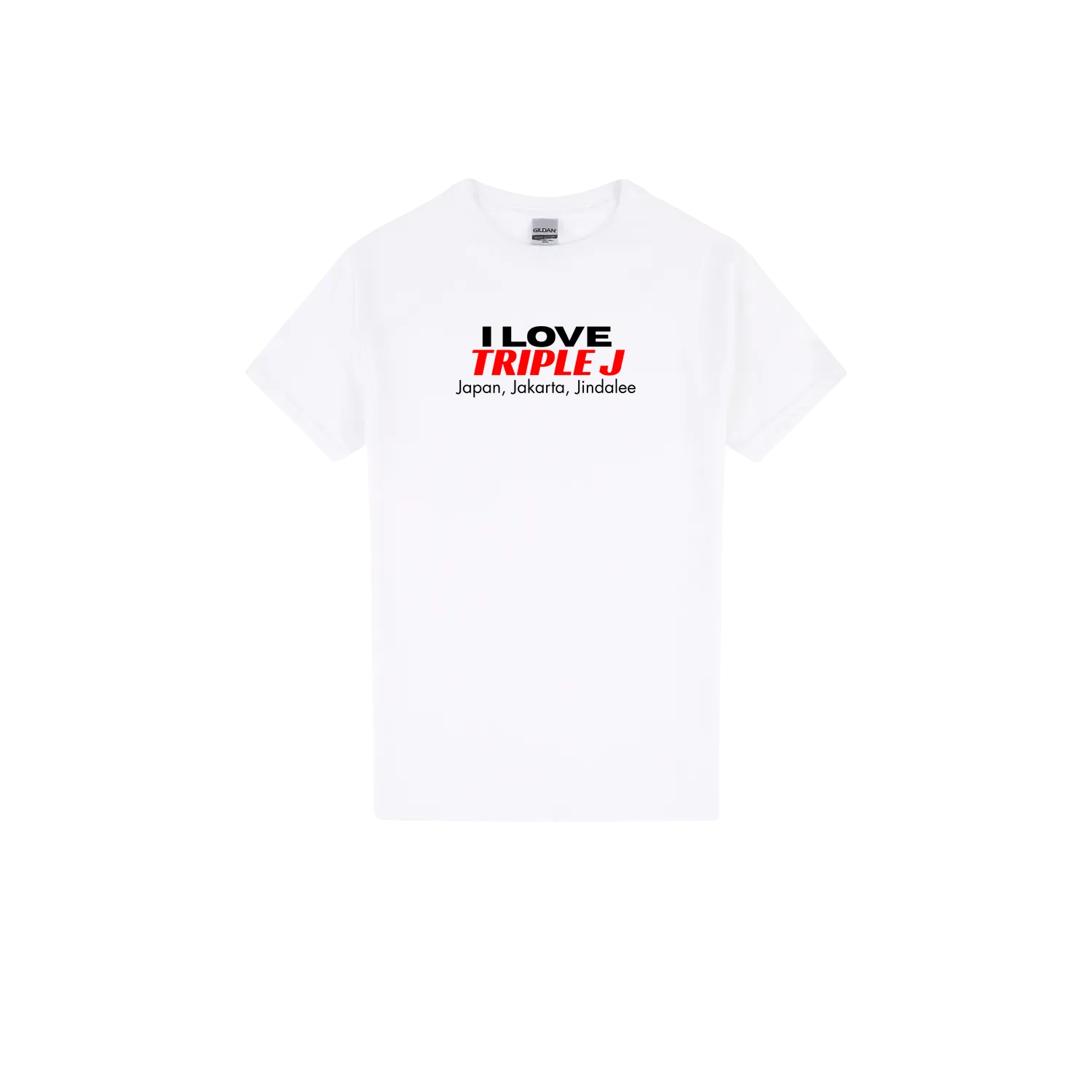 White front flat lay