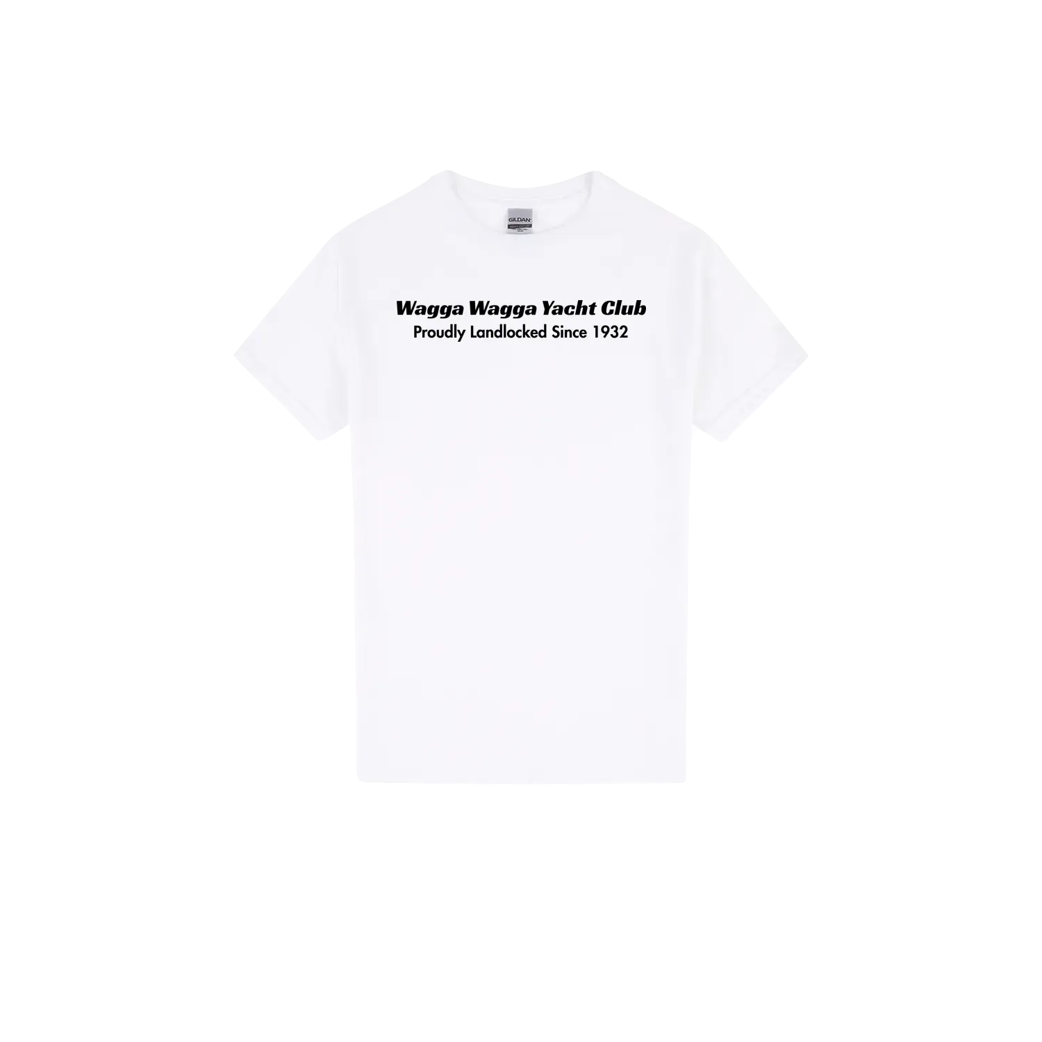 White front flat lay